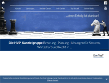 Tablet Screenshot of hambruch-voss.de